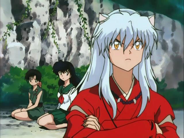 Otaku Gallery  / Anime e Manga / Inu-Yasha / Screen Shots / Episodi / 013 - L`enigma della luna nuova! Inuyasha dai capelli neri! / 042.jpg